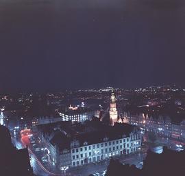 Wrocławski Ratusz nocą