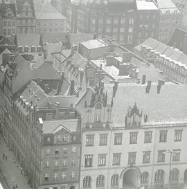 Panorama miasta z Bazyliki  Świętej Elżbiety we Wrocławiu