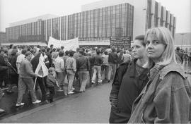 Berlin Wschodni – manifestacja na Alexanderplatz