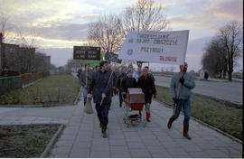 Protest przeciw budowie huty ołowiu w Głogowie