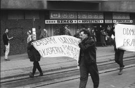 Protest Ruchu Wolność i Pokój