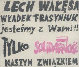 Tylko Solidarność naszym związkiem