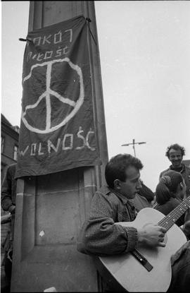 Protest pacyfistów