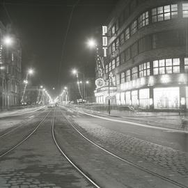 Przedświąteczny Wrocław nocą