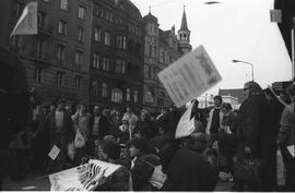 Protest Ruchu Wolność i Pokój