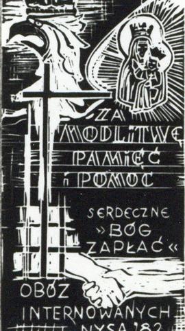 Za modlitwę pamięć i pomoc serdeczne »Bóg zapłać«