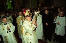 Kardynał  Henryk Gulbinowicz w Katedrze Wrocławskiej