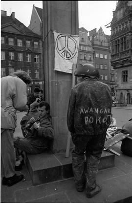 Protest pacyfistów