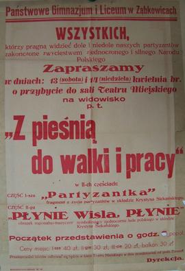 Z pieśnią do walki i pracy