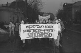 Demonstracja w rocznicę stanu wojennego