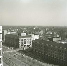 Budynki D-1 i D-2 Politechniki Wrocławskiej na pl. Grunwaldzkim we Wrocławiu