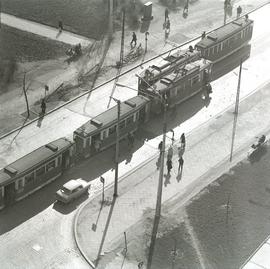 Ruch uliczny na pl. Grunwaldzkim we Wrocławiu