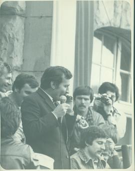 Lech Wałęsa we Wrocławiu 1981