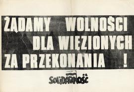 ŻĄDAMY WOLNOŚCI DLA WIĘZIONYCH ZA PRZEKONANIA !