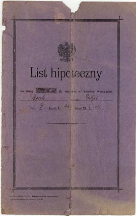 List hipoteczny