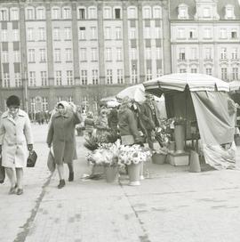 Sprzedaż kwiatów na Placu Solnym