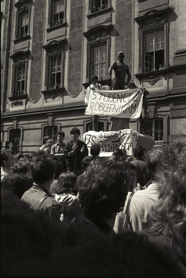 Proklamacja strajku NZS – maj 1988