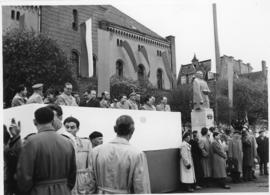 Odsłonięcie pomnika generała K. Świerczewskiego