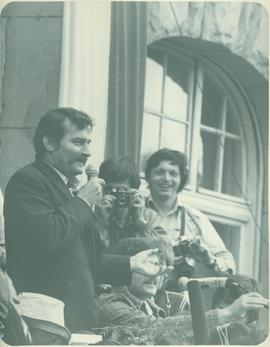 Lech Wałęsa we Wrocławiu 1981