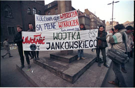 Protest Ruchu Wolność i Pokój