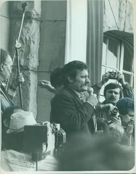 Lech Wałęsa we Wrocławiu 1981