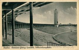 Breslau. Hermann-Göring-Sportfeld, Schlesierkampfbahn =Wrocław. Boisko Hermanna Göringa