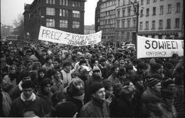 Manifestacja w rocznicę wprowadzenia stanu wojennego