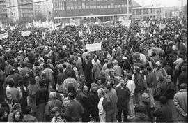 Berlin Wschodni – manifestacja na Alexanderplatz