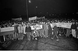 Demonstracja w rocznicę stanu wojennego - 1988