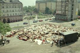 Ulica Pułaskiego - wysypisko śmieci