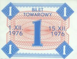 Bilet towarowy