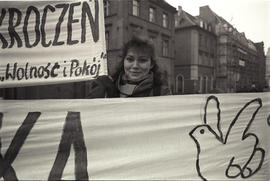 Protest Ruchu Wolność i Pokój