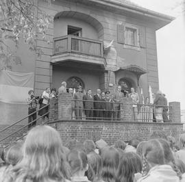 Odsłonięcie tablicy pamiątkowej na willi "Colonia"