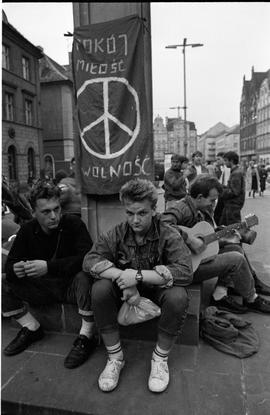 Protest pacyfistów