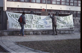 Protest Ruchu Wolność i Pokój