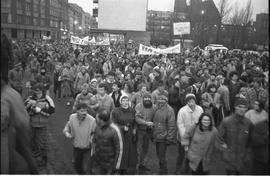 Demonstracja w rocznicę stanu wojennego - 1988