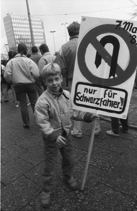 Berlin Wschodni – manifestacja na Alexanderplatz