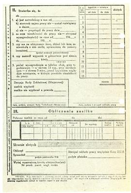 Zaświadczenie o czasowej niezdolności do pracy