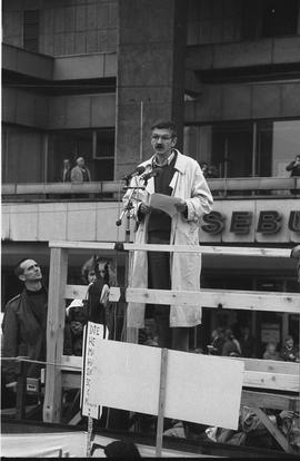 Berlin Wschodni – manifestacja na Alexanderplatz