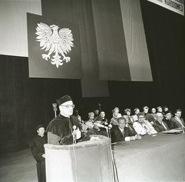 Inauguracja roku akademickiego 1975/1976 na Uniwersytecie Wrocławskim połączona z obchodami jubil...