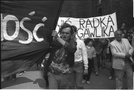 Demonstracja 1 maja 1988 we Wrocławiu