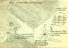List do internowanego - koperta z rysunkami