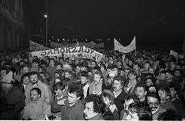 Demonstracja w rocznicę stanu wojennego - 1988