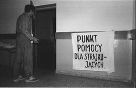 Punkt Pomocy dla strajkujących w Jastrzębiu-Zdroju