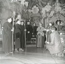 Uroczystość nadania tytułów doktora honoris causa Uniwersytetu Wrocławskiego w ramach obchodów ju...