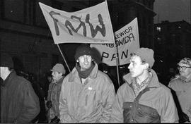 Demonstracja w rocznicę stanu wojennego