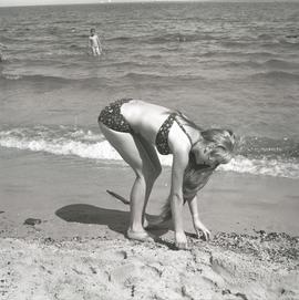 Kobieta na plaży